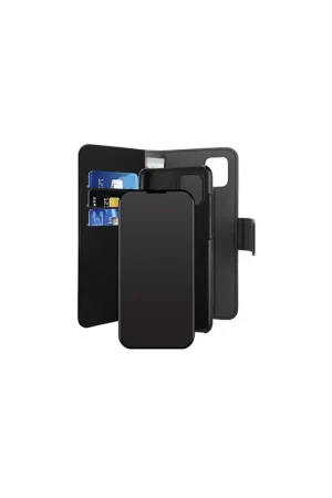 Bon Plan Folio 2 en 1 iPhone 12 Pro Max Coque Magnétique Noir Puro
