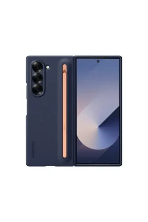 Commande En Gros Coque Samsung Galaxy Z Fold 6 avec S Pen intégré Bleu Nuit Samsung