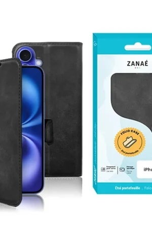 Portefeuille Zanae Columbia pour iPhone 16 Noir Solde