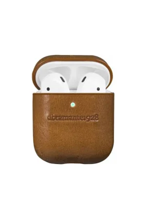 Coque Cuir AirPods Copenhagen Tan DBramante1928 Certifié