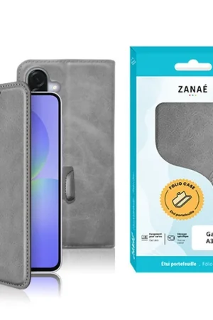 Portefeuille Zanae Galaxy A36/56 Gris Quantité Limitée