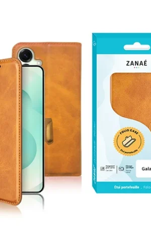 Portefeuille Zanae pour Galaxy S25 Moutarde Must-Have