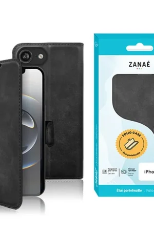 Portefeuille Zanae pour iPhone 16e - Noir Marque