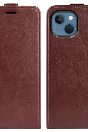 Vente Flash ShieldCase étui à rabat iPhone 14 Plus (marron)