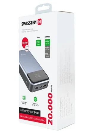 Produit De Marque Power Bank Swissten 20000 mAh 100W universel