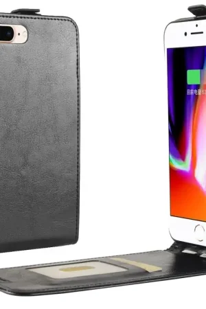 Commander Maintenant ShieldCase Étui à rabat iPhone SE 2022 (cuir noir)