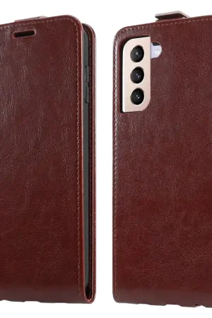 Authentique ShieldCase Étui à rabat pour Samsung Galaxy S21 Plus (marron)