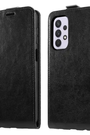 Certifié Etui Shieldcase Samsung Galaxy A33 Flip (Cuir noir)