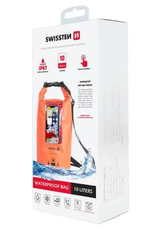 Sac waterproof 10L Swissten orange Top Vente