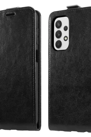 Etui Shieldcase Samsung Galaxy A53 Flip (Cuir noir) Paiement Sécurisé