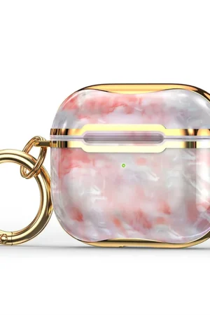 Authentique ShieldCase Etui Airpods 3 TPU Marbre (or rose)