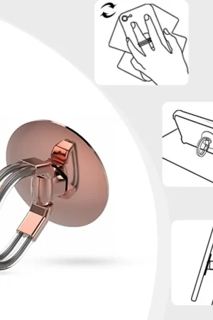 Quantité Limitée Support anneau rotatif 360° Rose