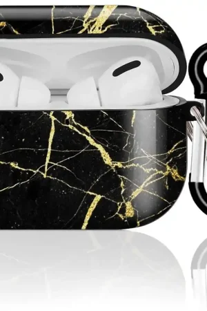 ShieldCase Étui Airpods Pro Amazing Black Marble Meilleur Choix
