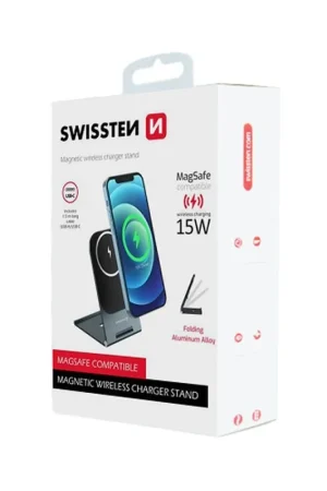 Support pliable charge 15W compatible MagSafe noir Offre Exclusive