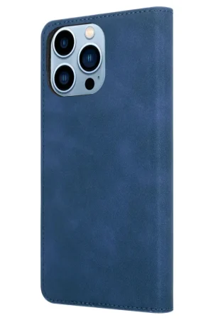 Étui de téléphone de luxe iPhone 14 Pro Max (bleu) Pas Cher