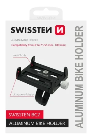 Commander Vite Support vélo en aluminium Swissten BC2 Noir