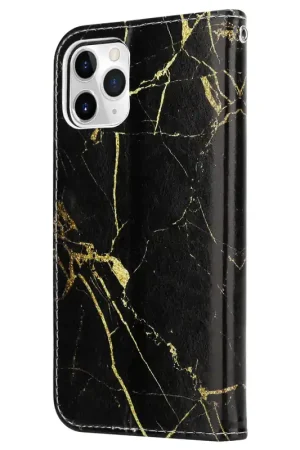 Petit Prix ShieldCase Étui de téléphone en marbre iPhone 12 Pro (noir)
