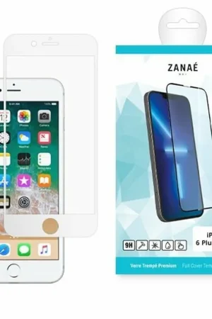 Verre trempé blanc Full Cover iPhone 6 Plus/6s Plus Bon Plan