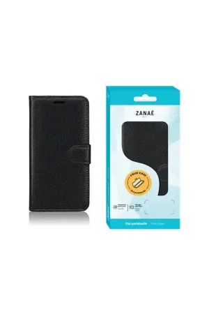Super Prix Etui Motorola Moto G05 et Moto E15 Zanae noir