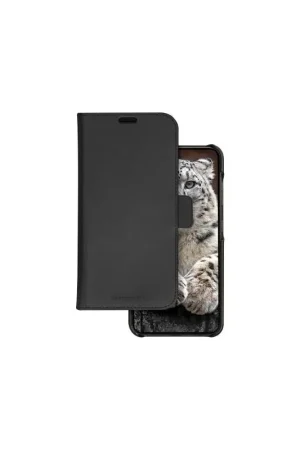 Acheter En Ligne Folio Coque Magnétique Samsung Galaxy S24 Lynge Cuir Fonction Stand Noir