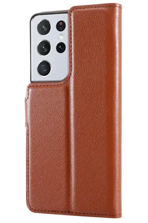 ShieldCase Étui de télephone Samsung Galaxy S21 Ultra (marron) Expédition Rapide