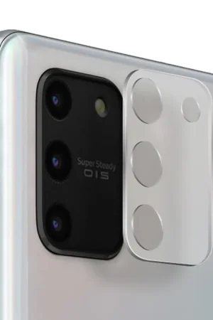 Verre trempé caméra Galaxy S10 Lite Transparent Super Prix