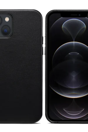 ShieldCase Étui en cuir iPhone 13 (noir) Meilleur Choix