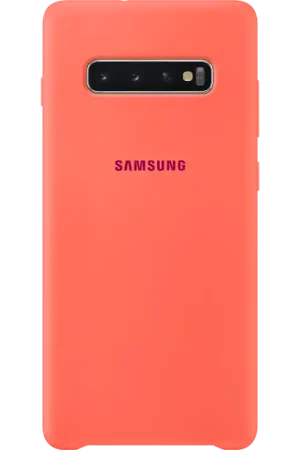 Soldes Coque Samsung G S10 Plus - Silicone Ultra fine Rose Samsung