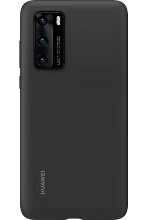 Coque Huawei P40 Silicone Noire Huawei Quantité Limitée