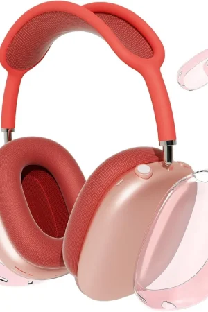 Bon Marché Étui ShieldCase pour AirPods Max en TPU (rose)