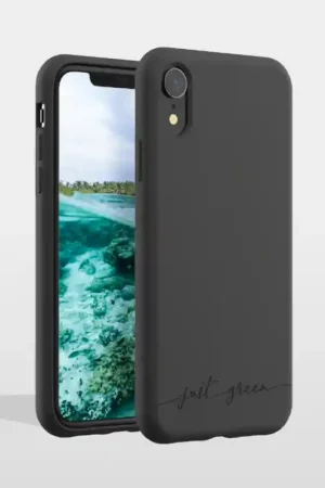 Acheter Direct Coque iPhone XR Noire Just Green