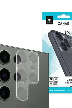 Verre trempé caméra pour Galaxy S23 Ultra Vente Flash