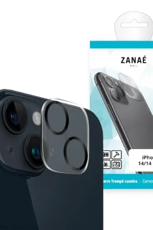 Authentique Verre trempé caméra pour iPhone 14/14 Plus