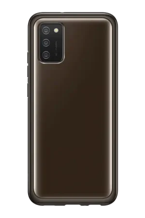 Coque Samsung G A02s souple et Ultra fine Noire Samsung Super Prix