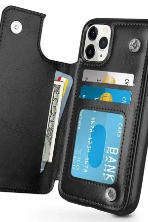 Nouvelle Collection ShieldCase Étui portefeuille iPhone 11 Pro (noir)