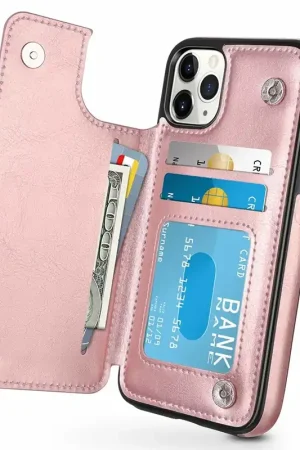 Produit De Marque ShieldCase Étui portefeuille iPhone 11 Pro (rose)