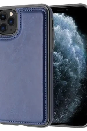 ShieldCase Étui portefeuille iPhone 12 Pro (bleu) Must-Have