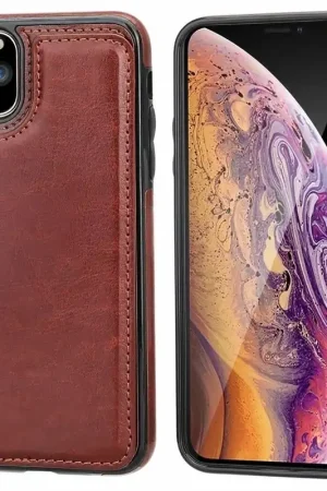 Réduction ShieldCase Étui portefeuille iPhone 12 Pro (marron)