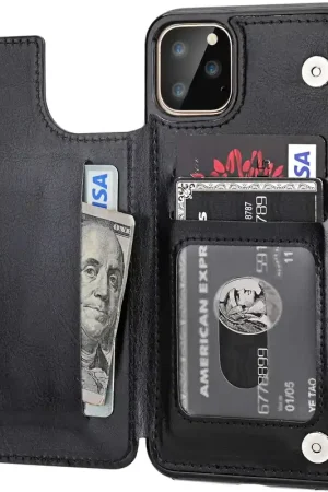 Prix Cassé ShieldCase Étui portefeuille iPhone 12 Pro Max (noir)