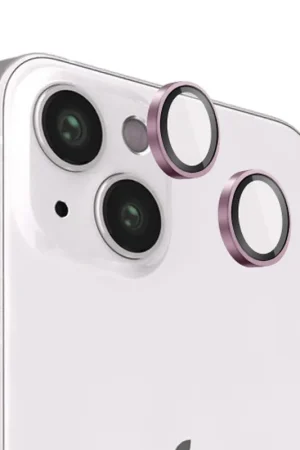 Verre Trempé Caméra Rose pour iPhone 13 et 13 Mini Bon Marché