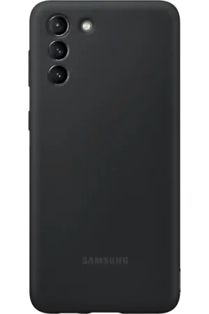 Meilleur Prix Coque Samsung G S21+ 5G Silicone Noir Samsung