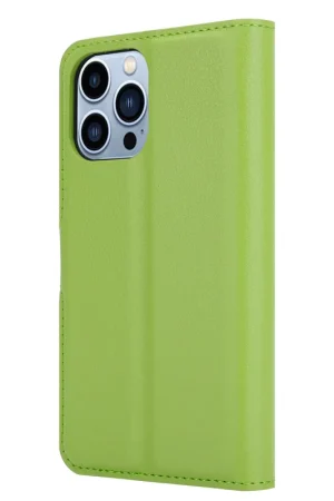 Réduction ShieldCase Étui portefeuille iPhone 14 Pro Max (vert)