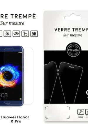 Verre trempé compatible Honor 8 Pro Populaire