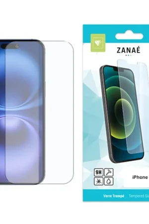 Verre trempé compatible iPhone 16/15/15 Pro Prix Choc