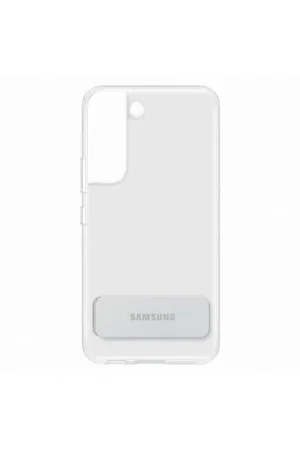 Vente Flash Coque Fonction stand pour Samsung Galaxy S22 Transparent