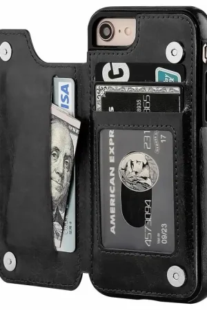 ShieldCase Étui portefeuille iPhone SE 2022 (noir) Offre Exclusive