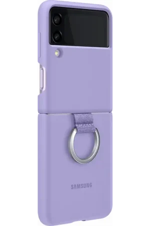 Seulement Aujourd’hui Coque Samsung G Z Flip 3 Silicone avec anneau Lavande Samsung