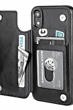 Expédié Aujourd’hui ShieldCase Étui portefeuille iPhone Xr (noir)