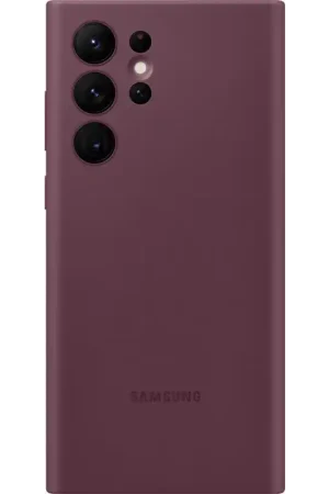 Acheter En Ligne Coque Samsung G S22 Ultra 5G Silicone Bordeaux Samsung