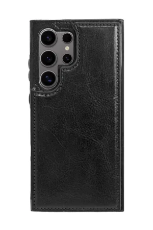 Bon Marché ShieldCase Étui portefeuille pour Samsung Galaxy S24 Ultra (noir)